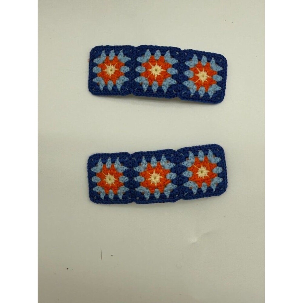 Crochet  handmade hair clip